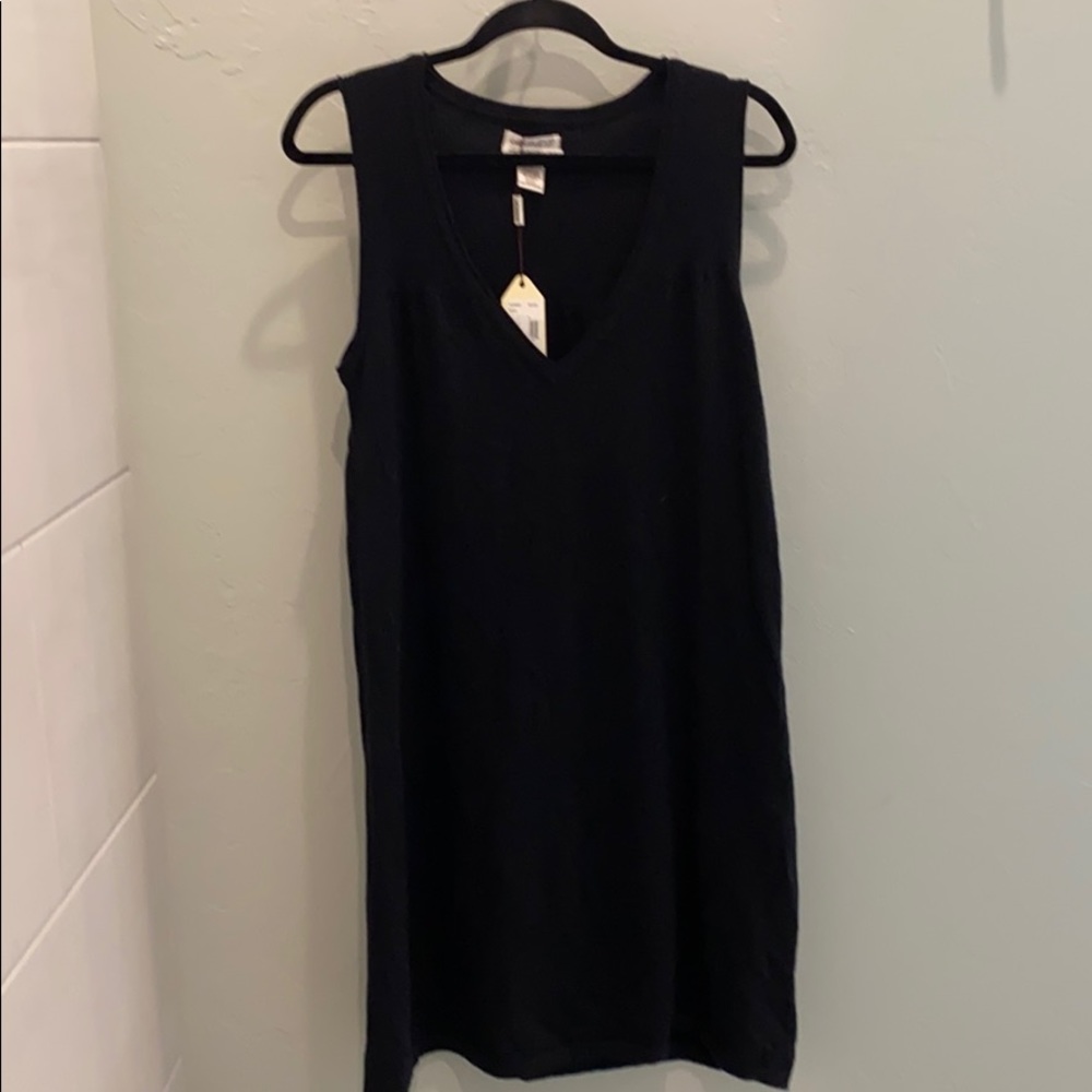 Max Studio sweater dress black NWT size L